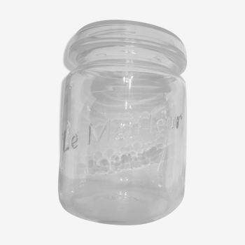 Old glass jar "The Best" 1L