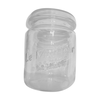 Old glass jar "The Best" 1L