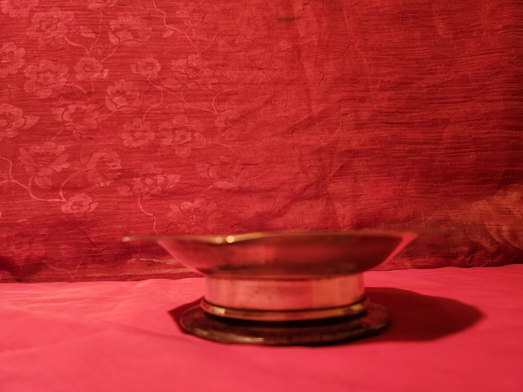 Coquillor butter dish, registered Made in France, hallmarked