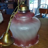 Vintage pink pendant light