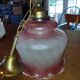 Vintage pink pendant light