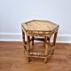 Vintage bamboo stool, plant stand