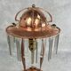 Lampe de table Jugendstil en cuivre