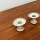 Mid-century Danish studio ceramic candle holders, 1960s, set of 2.