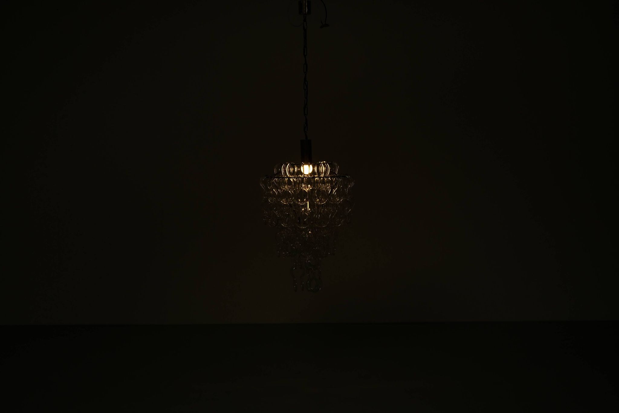Giogali chandelier by Angelo Mangiarotti for Vistosi, Italy 1970s.