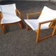 Paire de fauteuils style scandinave, années 70-80