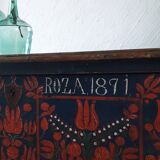 Old wedding chest painted 1891