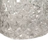 Vintage Molded Glass Vase - Exquisite Floral and Botanical Motifs