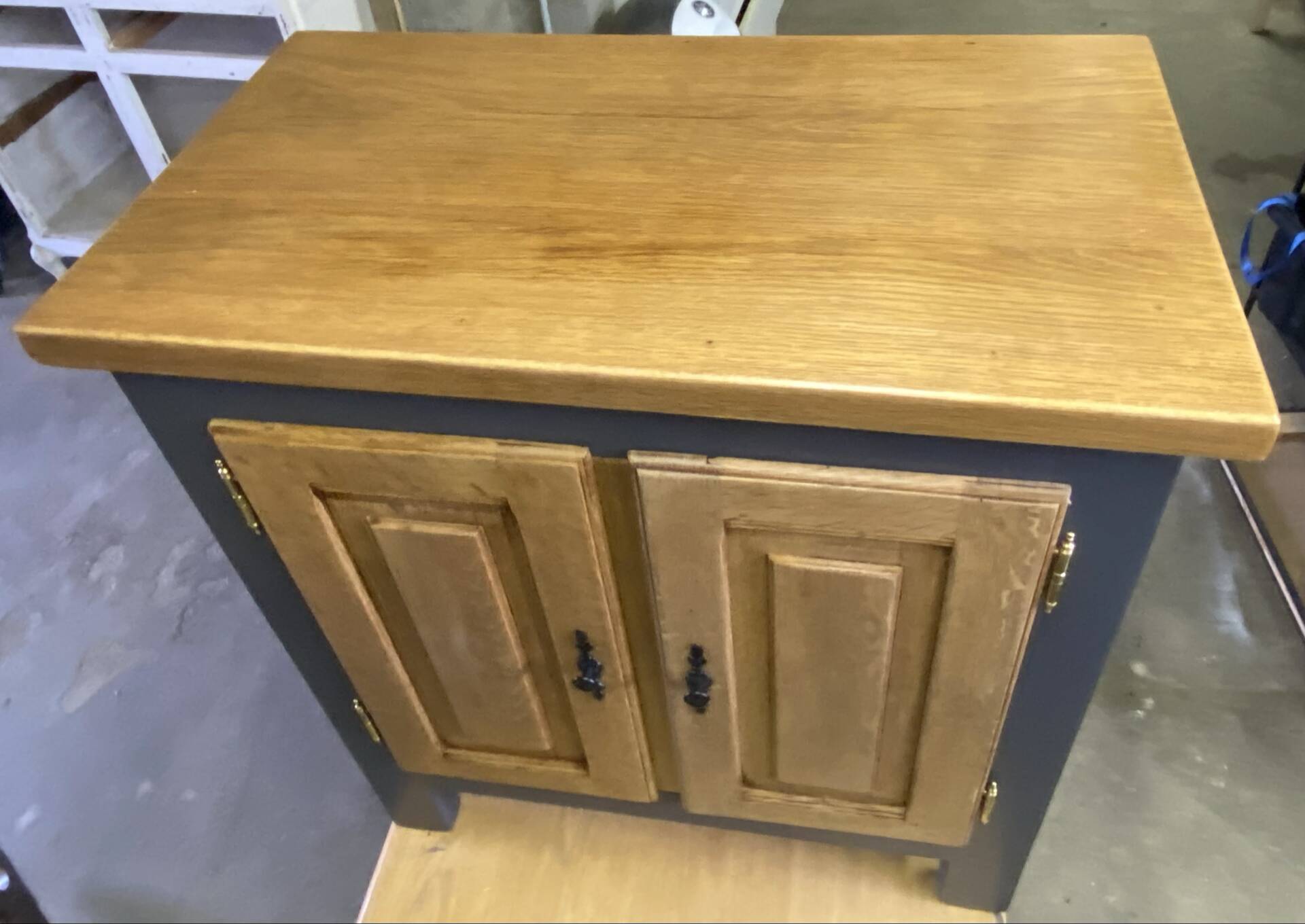 Low oak buffet refurbished – Chic Country / Modern Style