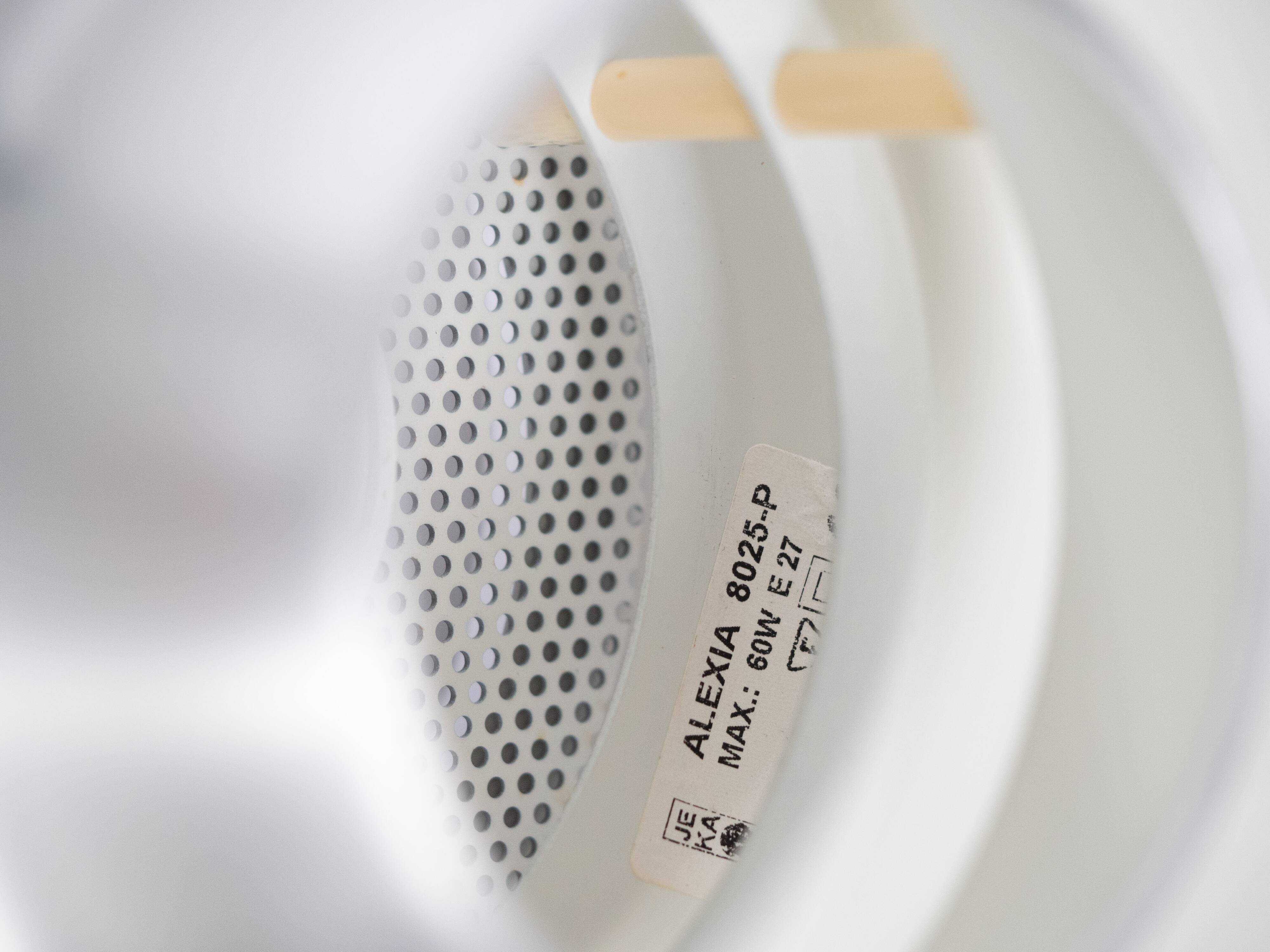 Danish vintage pendant lamp Alexia by Kurt Wiborg, Jeka, 1980s