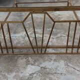 Double brass bed