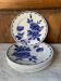 6 English flat plates Staffordshire Victoria