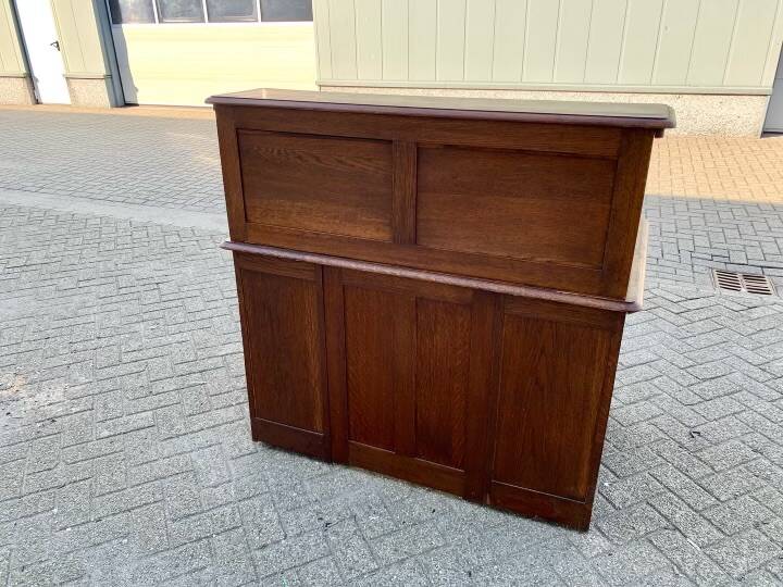 Bureau à volets en chêne
