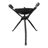 Tripod pocket emptier handcrafted African art ethnic tribal decoration