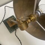 Articulated brass lamp