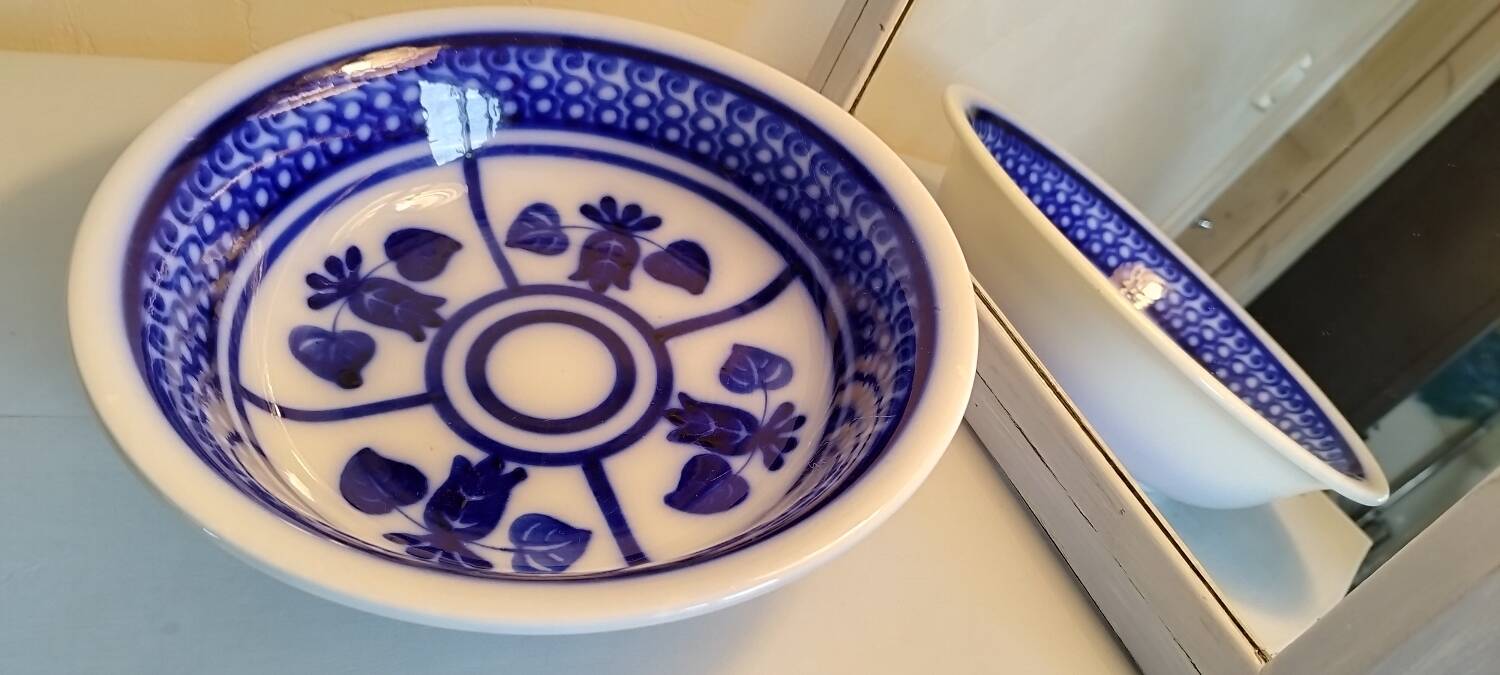 Saladier Bleu Sarreguemines