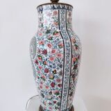 Porcelain lamp foot decorated with Cashemere decoration