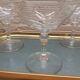 Set 4 coupes à champagne cristal ciselé