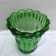 Former Vase ART DECO Style AVEN Glass Green Mold Vintage Decoration