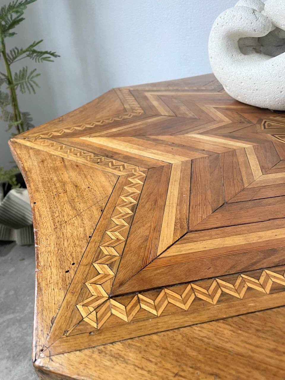 19th century inlaid side table