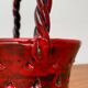 Italian ceramic vase Strawberries by Fratelli Fantullacci for Bitossi, 1960s