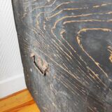 Chest old trunk fir wood