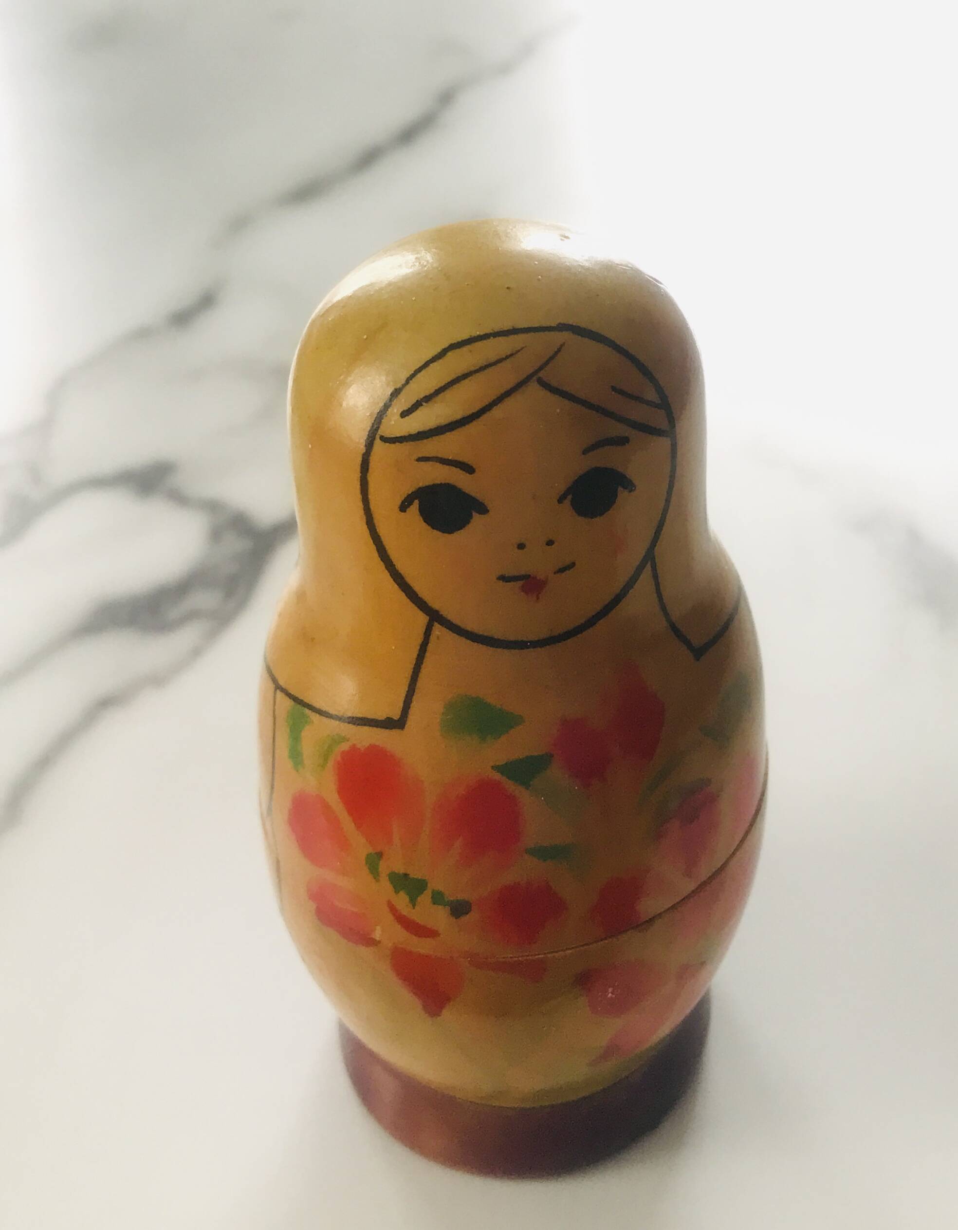 Traditional vintage Russian dolls or Matryoshkas