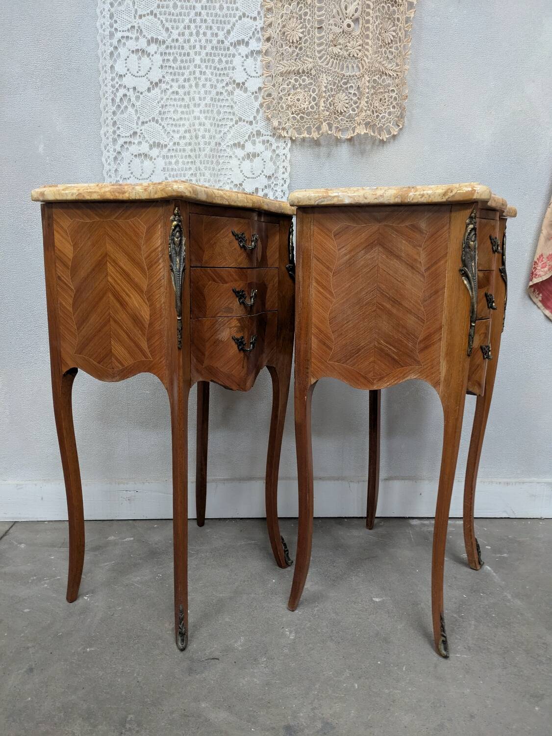 Pair of Louis XV bedside tables