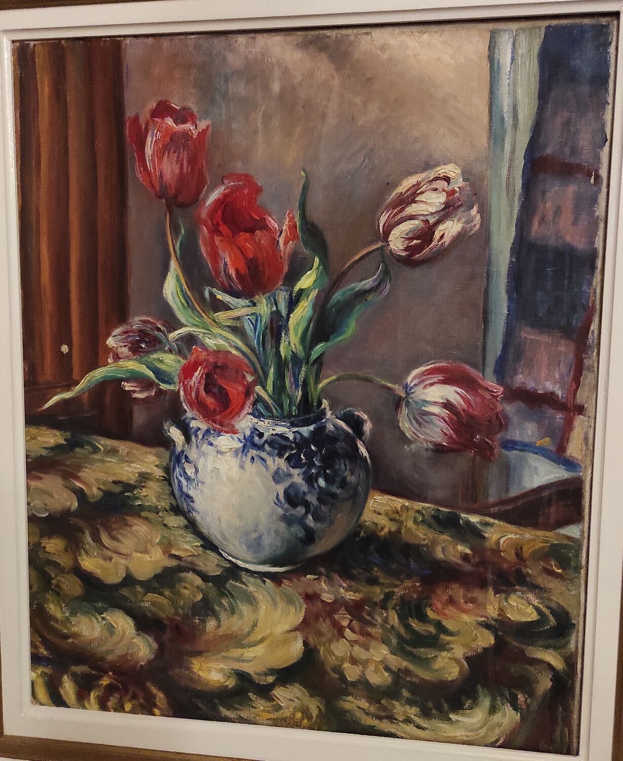 Tulip bouquet painting