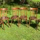 6 Fischel bistro chairs with labels, circa 1930