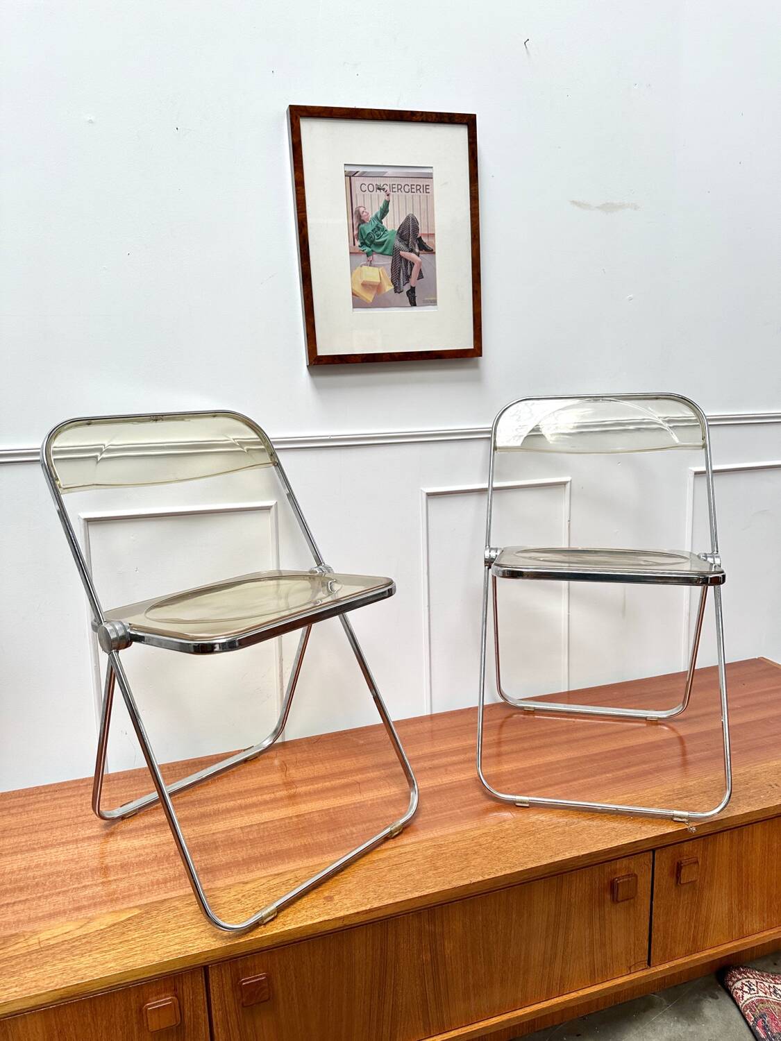 Pair of Plia Castelli chairs