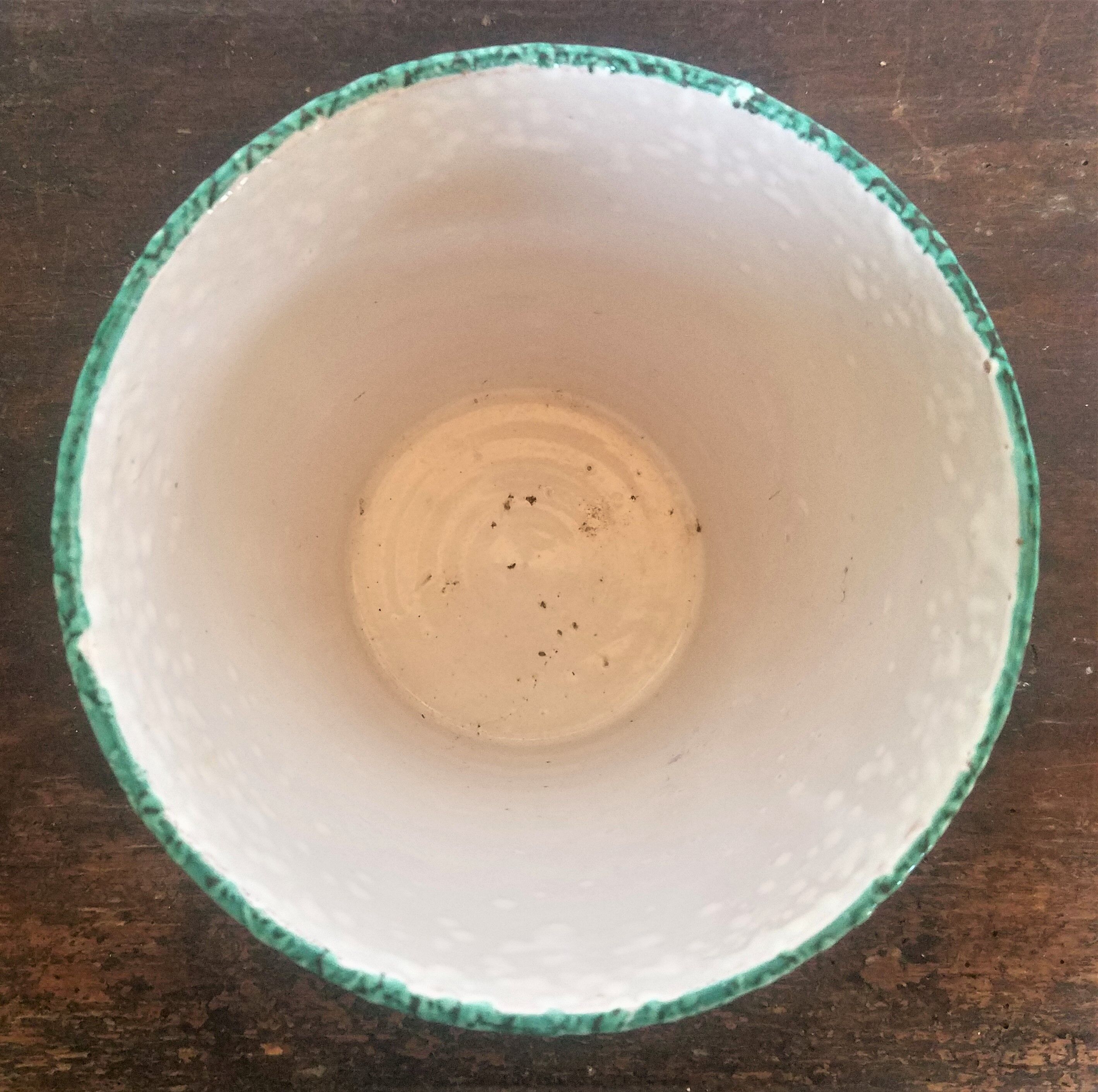 Pot cover of the 40s - 50s signed Italy