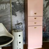 Powder pink bathroom furniture
