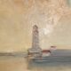 Old painting, Marine signed André Cartayrade (1921-2016)