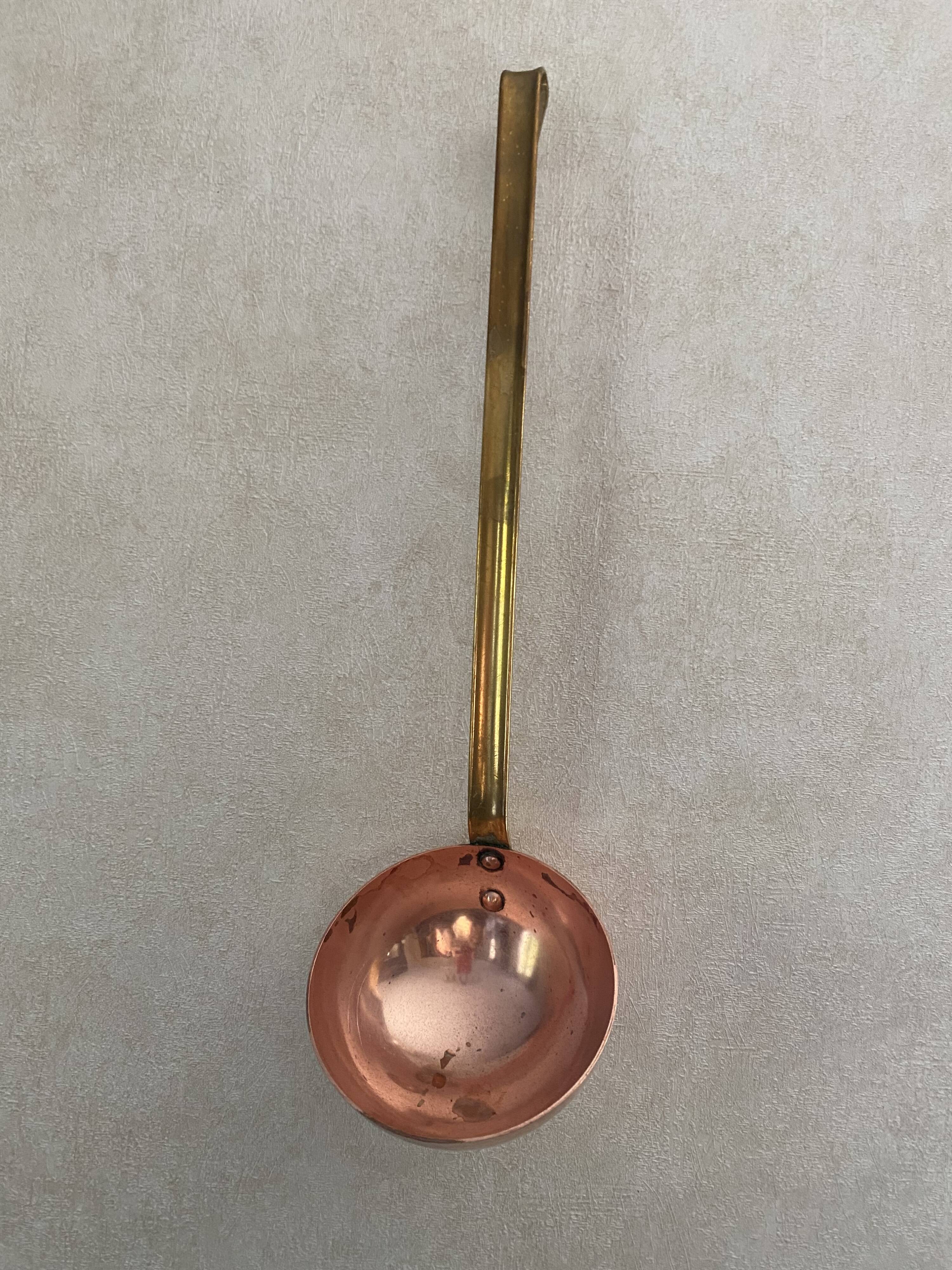 Vintage copper ladle