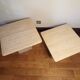 Duo de tables basses gigognes en travertin