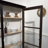 19th-century pine library