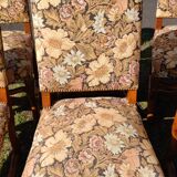 6 Louis XIV chairs in beech