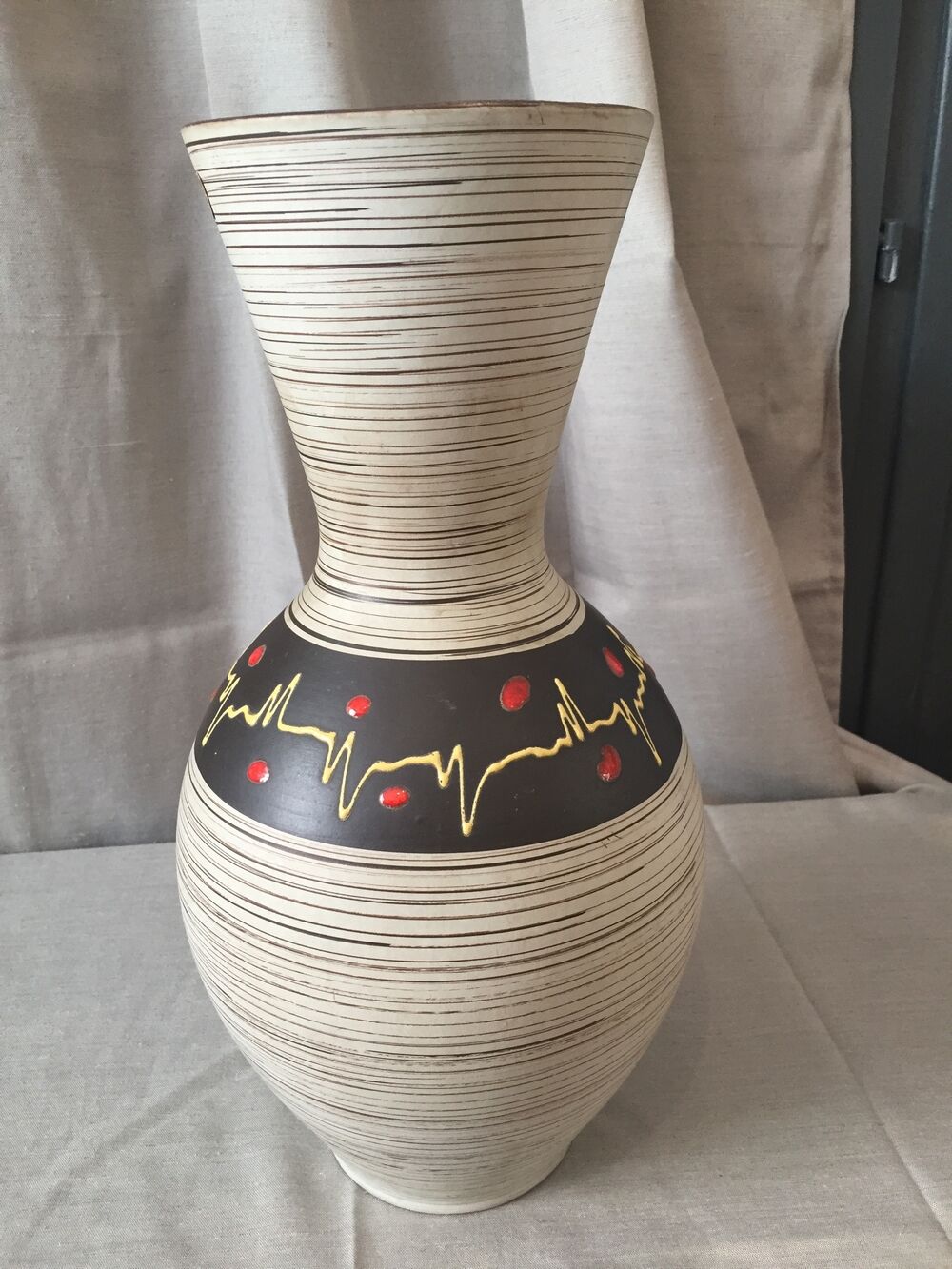 Vase tönnieshop cartens west germany vintage ceramic and email