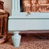 Green bookcase cabinet