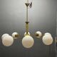 Italian Sputnik Brass Chandelier 1950’s