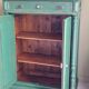 Antique cabinet in fir with green patina Metsä | Hector