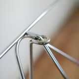 Max Sauze's "Dining Table" steel and glass, France, circa 1970