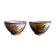 Pair of faent quimper cups artbreton faience