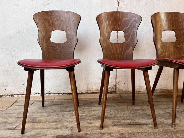 Série de 4 Chaises bistrot Gentiane de Baumann