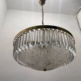 Large Murano Glass Trilobi Chandelier 1970’s