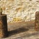 Pair of Brutalist table lamps by Irv Bramberg, 1960s