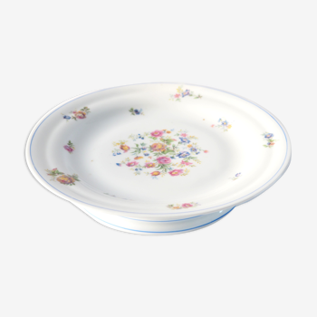 Compotier porcelaine fleurie