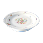 Flowered porcelain compotier