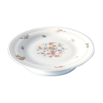 Compotier porcelaine fleurie